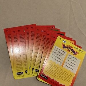 Complete 1992 NFL FANIMATION set 1-10